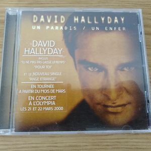 CD David Hallyday - Un Paradis / Un Enfer