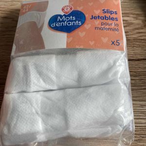 Slips jetables 