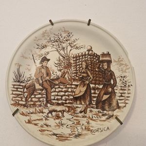 Assiette décorative 