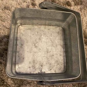 Caché-Pot / vide poche aluminium 