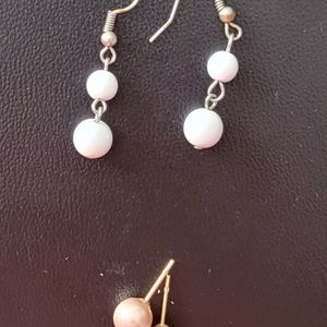 2 paires boucles d'oreilles 