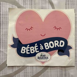 Sticker bébé à bord 