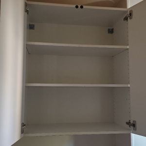Meuble haut de rangement blanc 