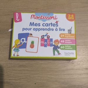 Cartes Montessori 3 - 6 ans