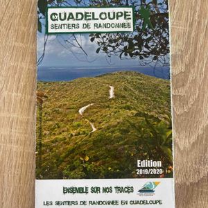Carte randonnée Guadeloupe 