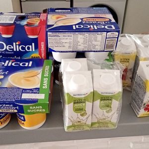 Boissons hyper protéinées 