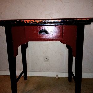 Table bois vintage
