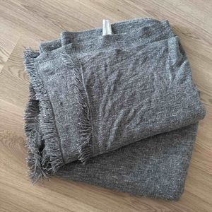 Lot de 2 plaids gris 