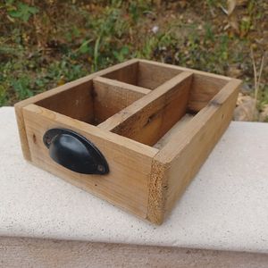 "Pot" pour plantes grasses en bois