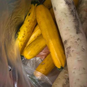 Courgettes, bananes 