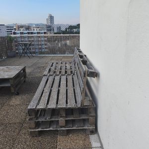 Bancs en palette 