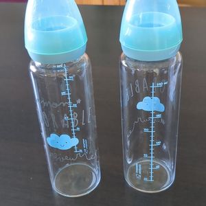 Biberons x2 en verre