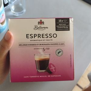 16 capsules café