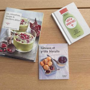 Lot de livre de cuisines 