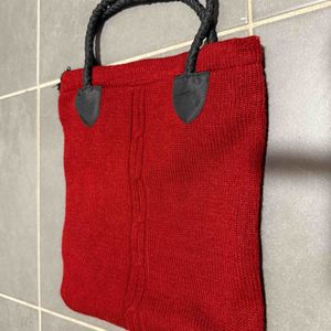 SAC A MAIN EN LAINE - 27,5 X 24cm 👜