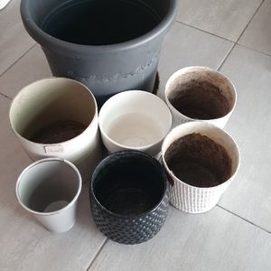 7 pots et cache pots