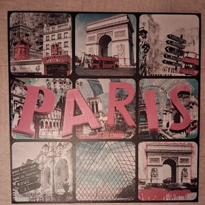 Tableau carré / monuments de Paris 