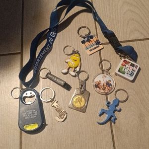Lot de portes clés 