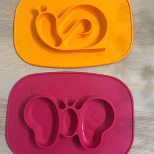 Assiettes en silicone 