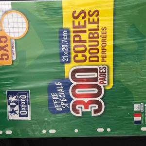 Feuille copie double 