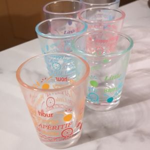 6 verres à shooter