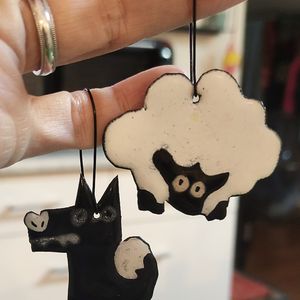 Boucles d'oreilles émaillées NEUVE