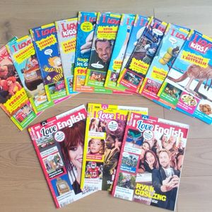Lot magazines I love English (14)