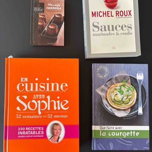 4 livres de recettes