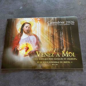 Calendrier, 2026