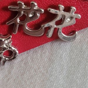 Boucles d'oreille argentées 