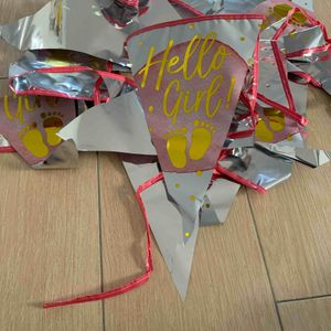 Guirlande - naissance fille