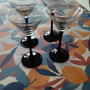 4 verres cocktails 
