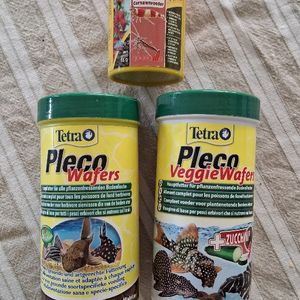 Aliments pour poissons pleco et crevettes