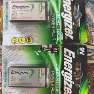 Lot de 2 piles RECHARGEABLES 
