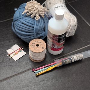 lot laine et crochet 