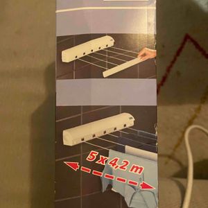 2 lots Fils extensible séchoir vêtement 