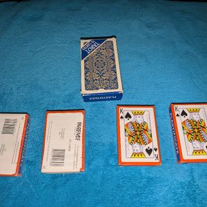 Lot de 5 paquets jeux de cartes 