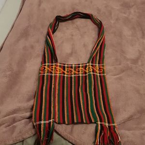Sac péruvien en coton très bon etat 