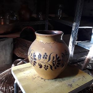 Vase rond ceramique