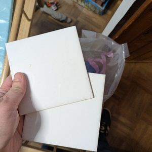 Lot de carreaux blancs 10 x 10 cm