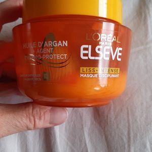 Reste de masque cheveux