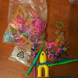 Kit élastiques pour faire bracelets ou bagues 