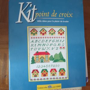 Modèle de points de croix + mide et travaux