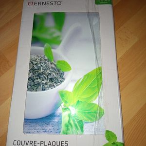 Lot de 2 plaques protection pour plaque induction 