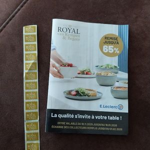 13 vignettes  Leclerc "Royal  van Kempen"