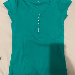 T-shirt vert taille M 