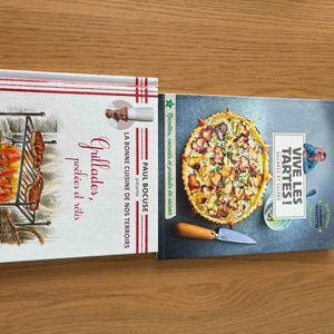 Lot livres de cuisine 