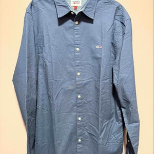 CHEMISE HOMME BLEU MARINE - TAILLE L 