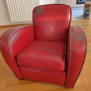 Fauteuil simili cuir enfant