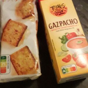 Pain d'épice et gaspacho 